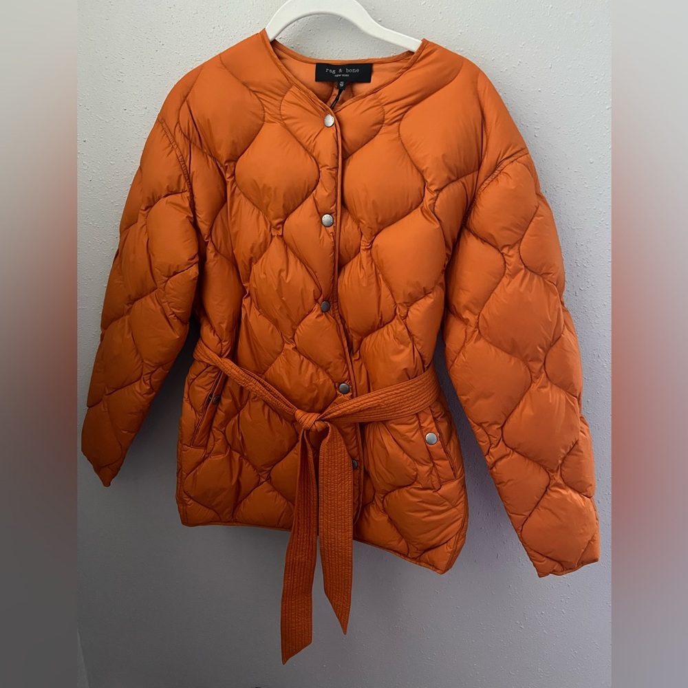 rag & bone Rudy Quilted Belted Jacket Women’s Size XS New
